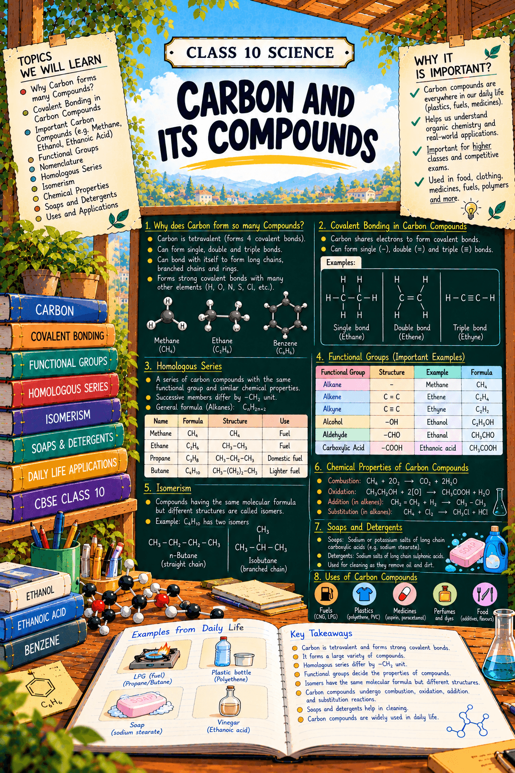 Class 10 Science - Carbon and its Compounds