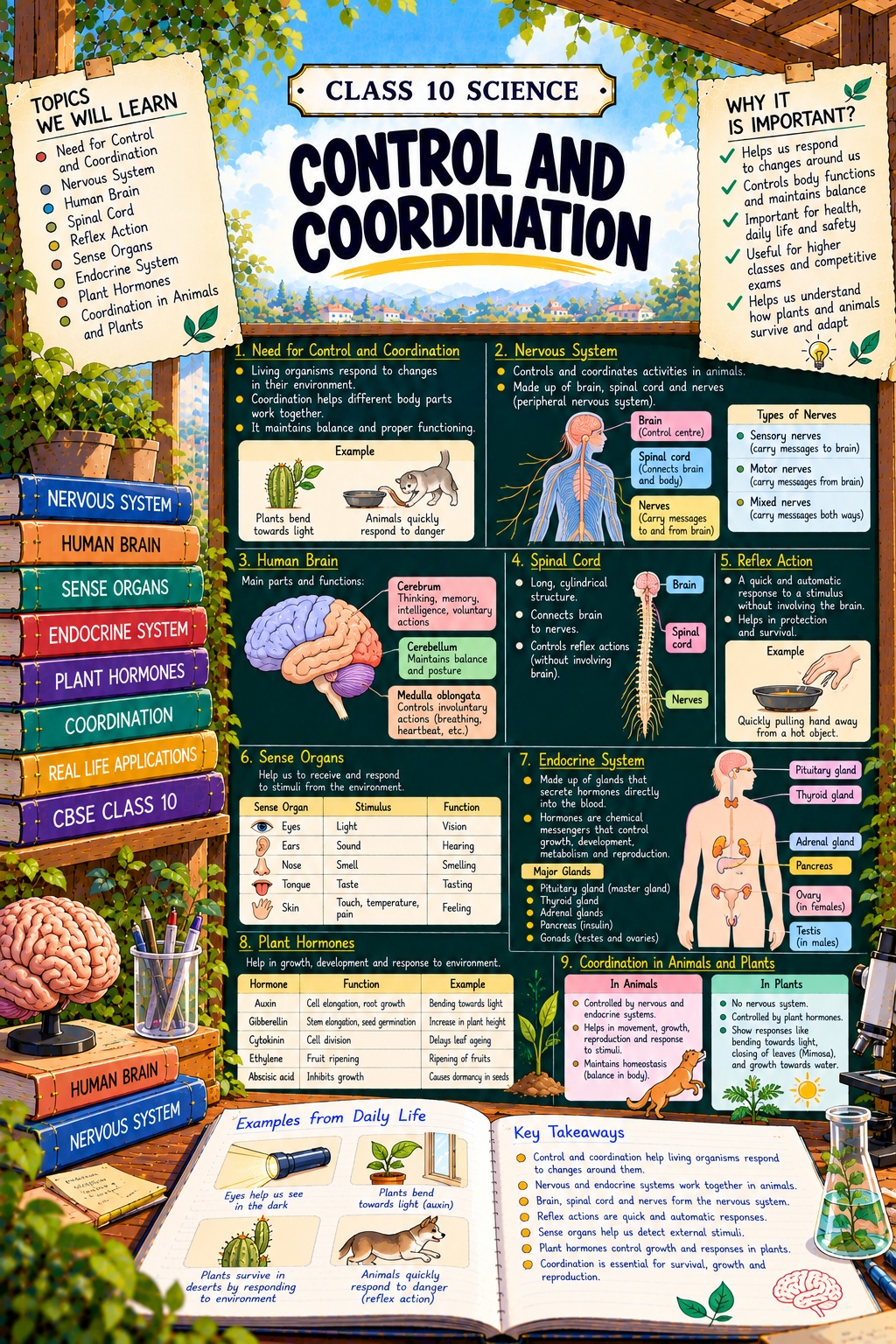 Class 10 Science - Control and Coordination