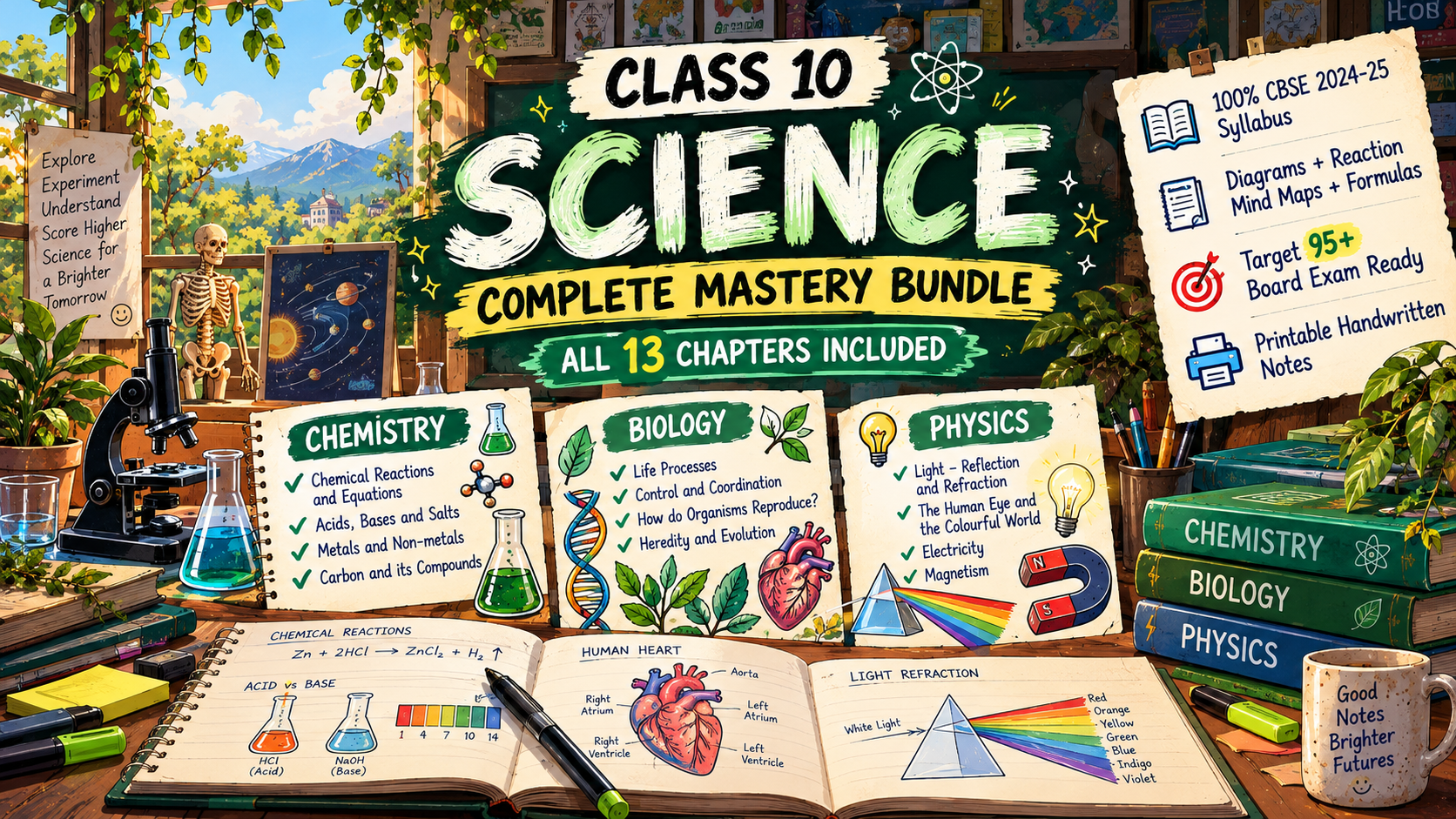 Cover for Complete Class 10 Science Mastery Bundle