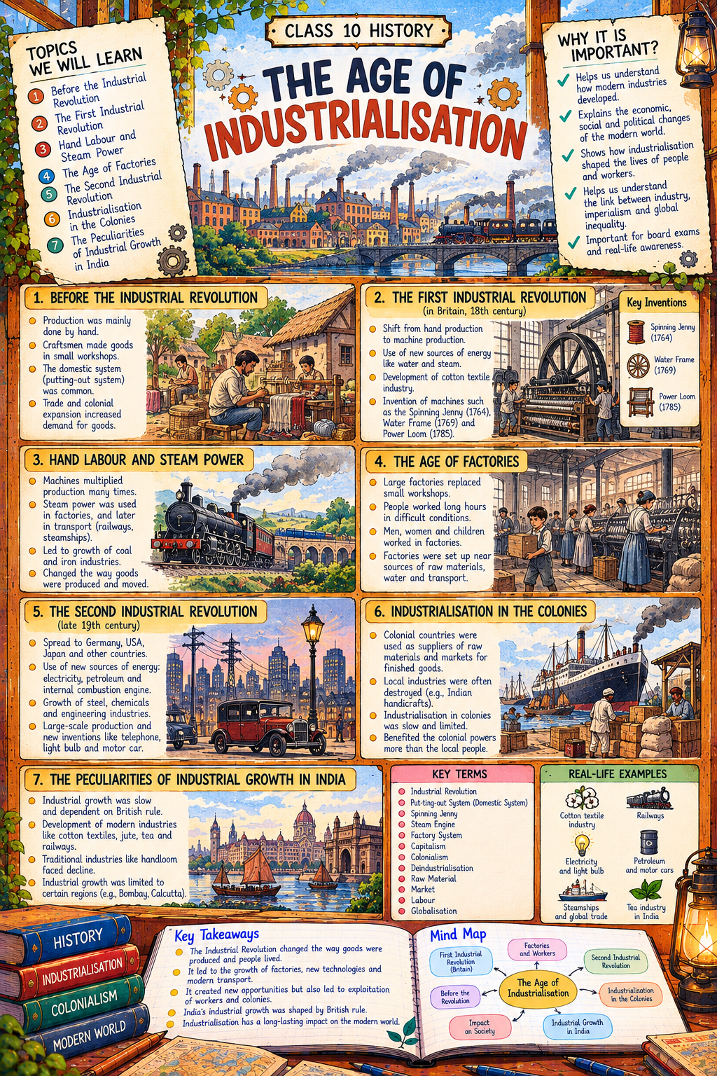 Class 10 SST - The Age of Industrialisation