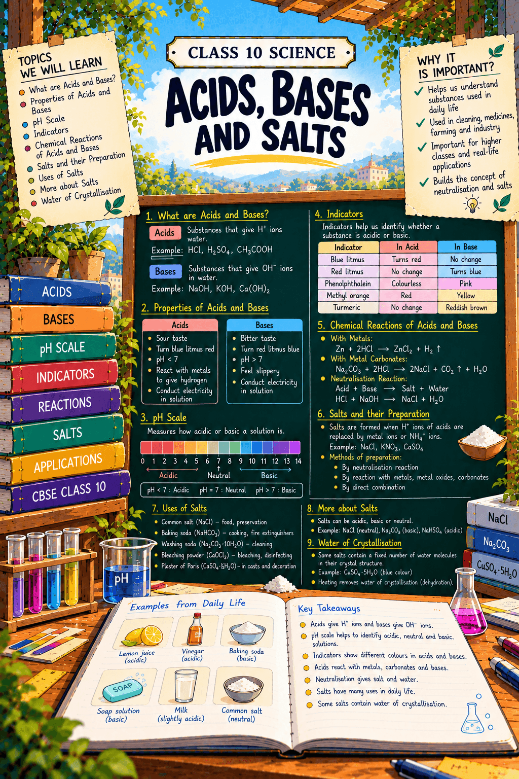 Class 10 Science - Acids Bases and Salts