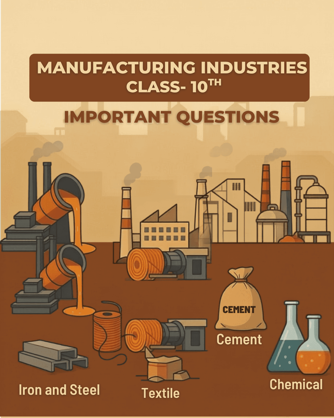 Class 10 SST - Manufacturing Industries
